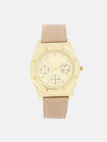 The Drifter's Compass Round Watch - Khaki Brown