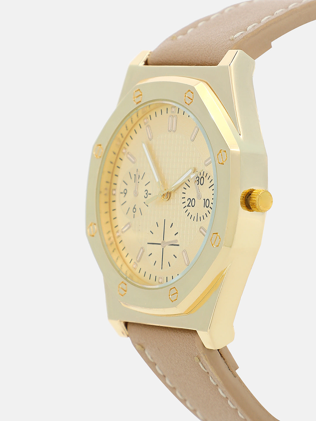 The Drifter's Compass Round Watch - Khaki Brown