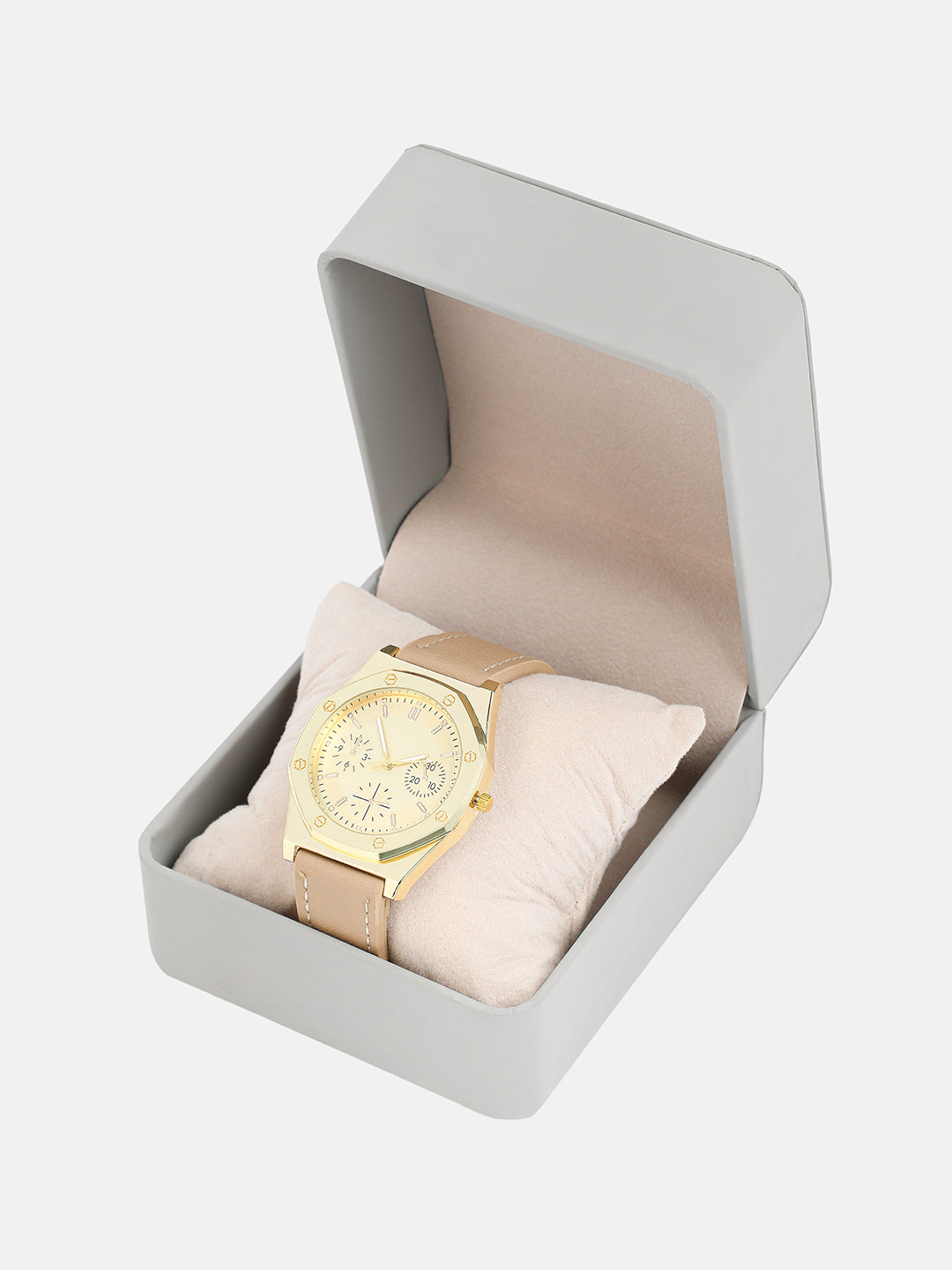 The Drifter's Compass Round Watch - Khaki Brown