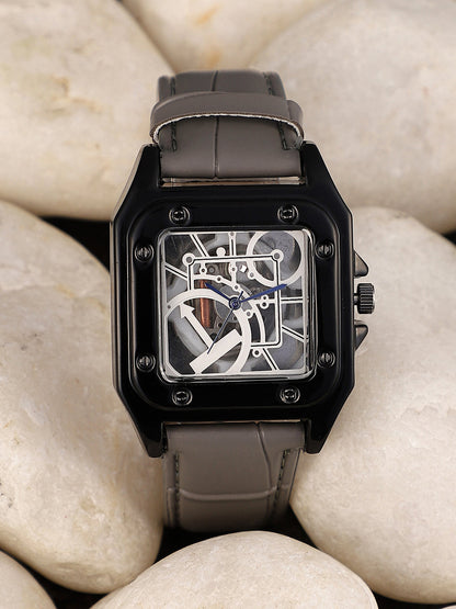 The Nocturne Square Watch - Moon Grey