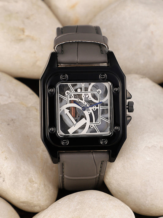 The Nocturne Square Watch - Moon Grey