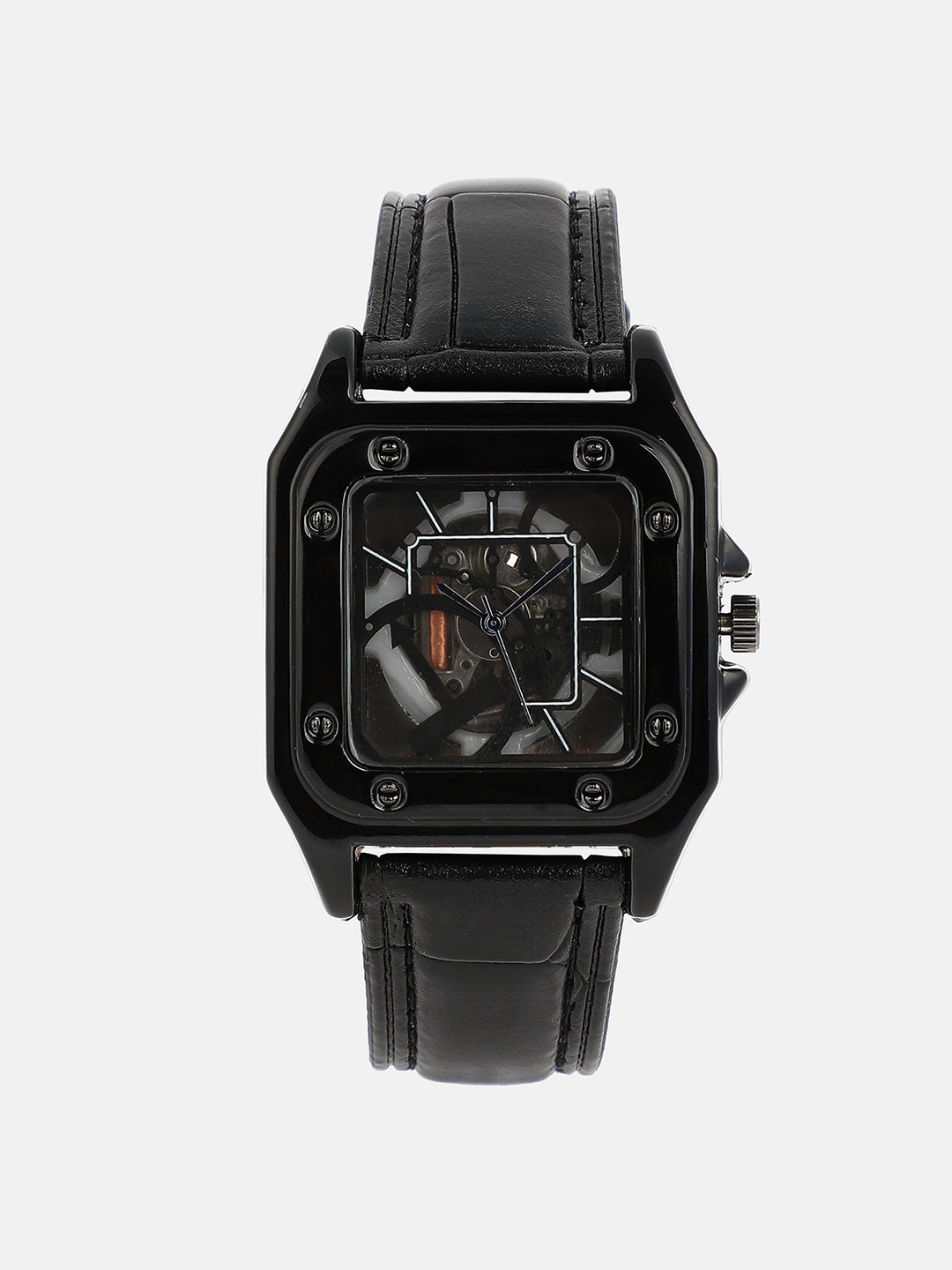 The Nocturne Square Watch - Onyx Black