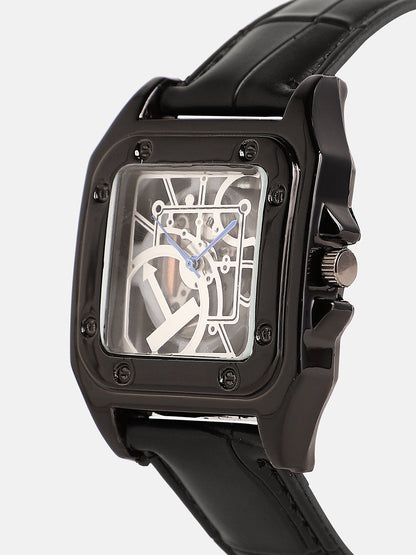 The Nocturne Square Watch - Obsidian Black
