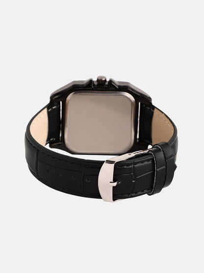 The Nocturne Square Watch - Obsidian Black