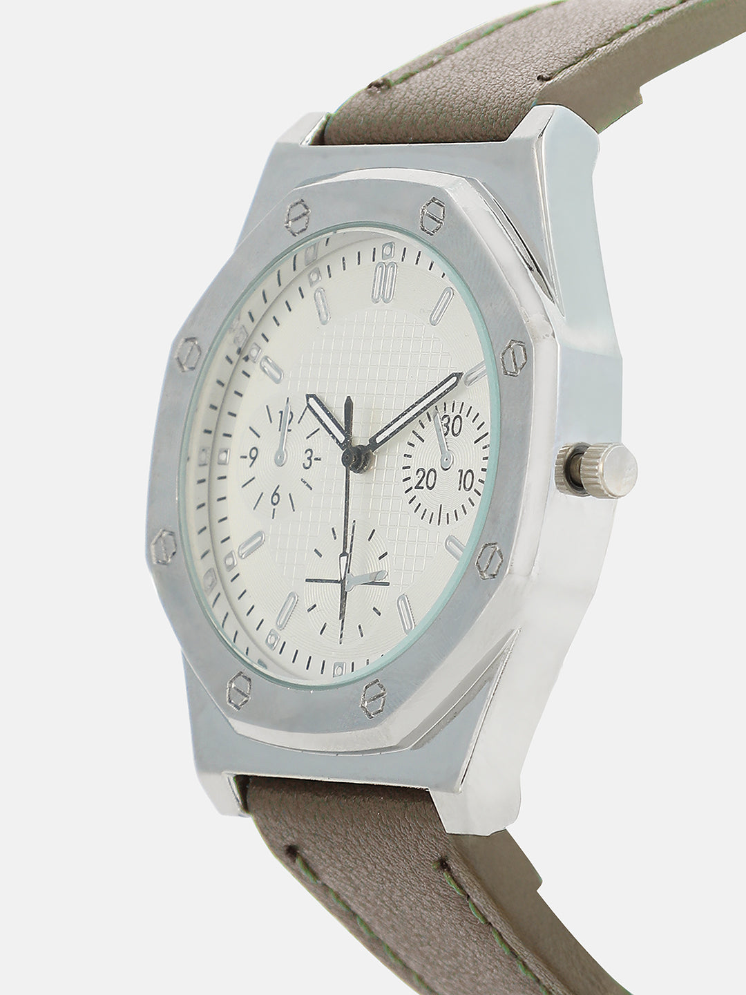 The Torque Compass Round Watch - Olive Green