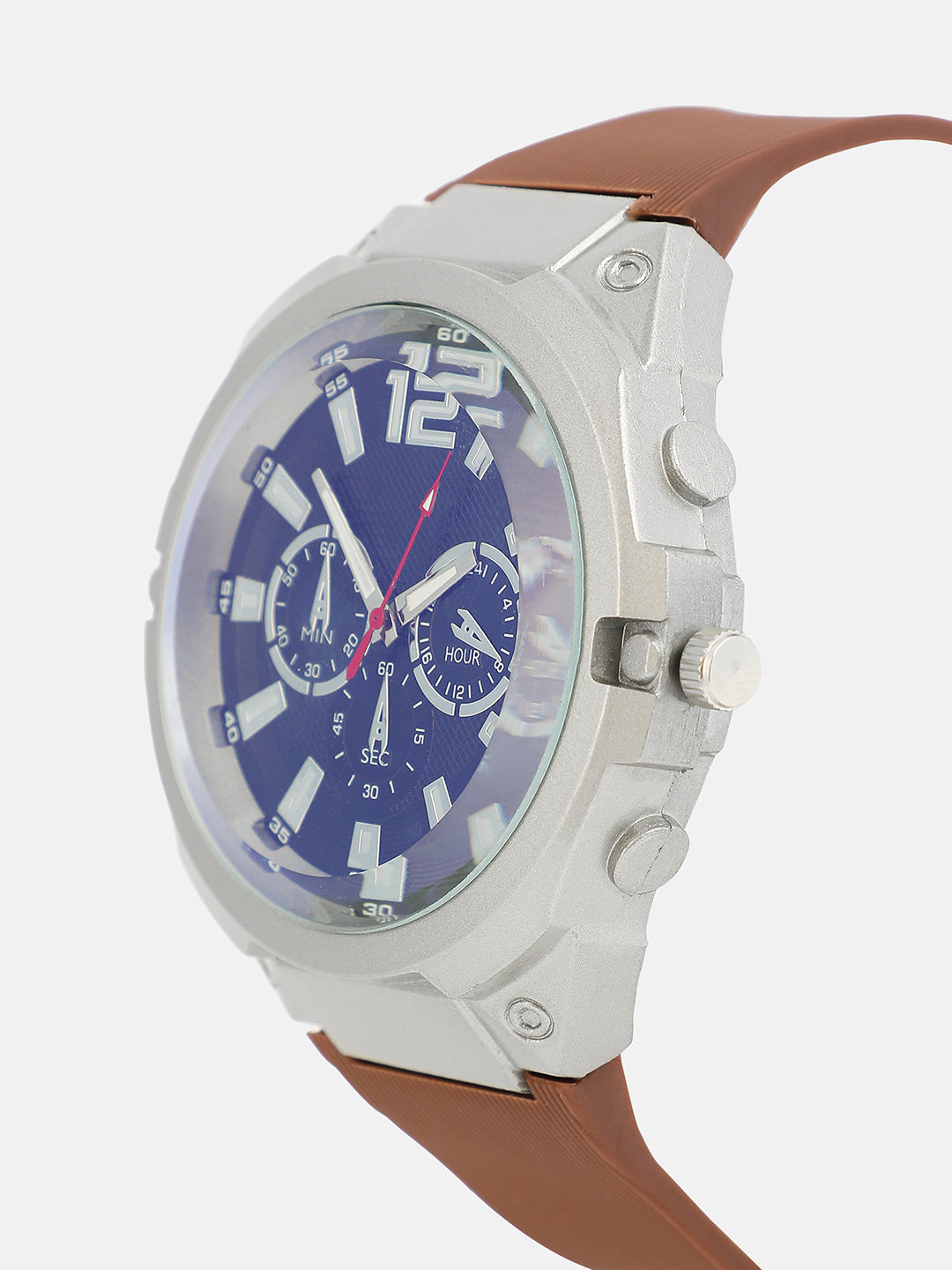 The Aetheris Round Watch - Chocolate Brown