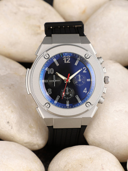 The Nomadé Four-Dial Round Watch - Onyx Black