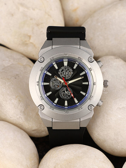 The Odyssé Four-Dial Round Watch - Onyx Black