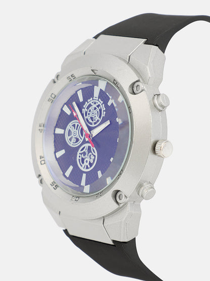 The Odyssé Four-Dial Round Watch - Onyx Black