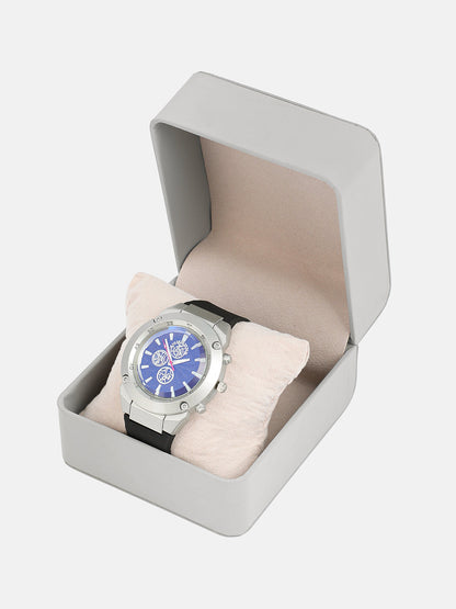 The Odyssé Four-Dial Round Watch - Onyx Black