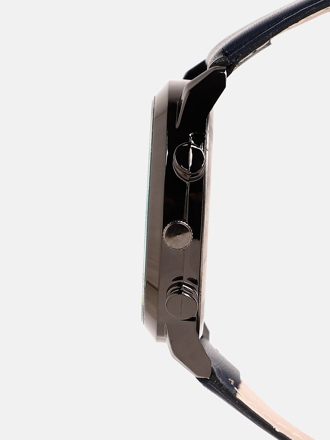 The Aventra Round Watch - Navy Blue