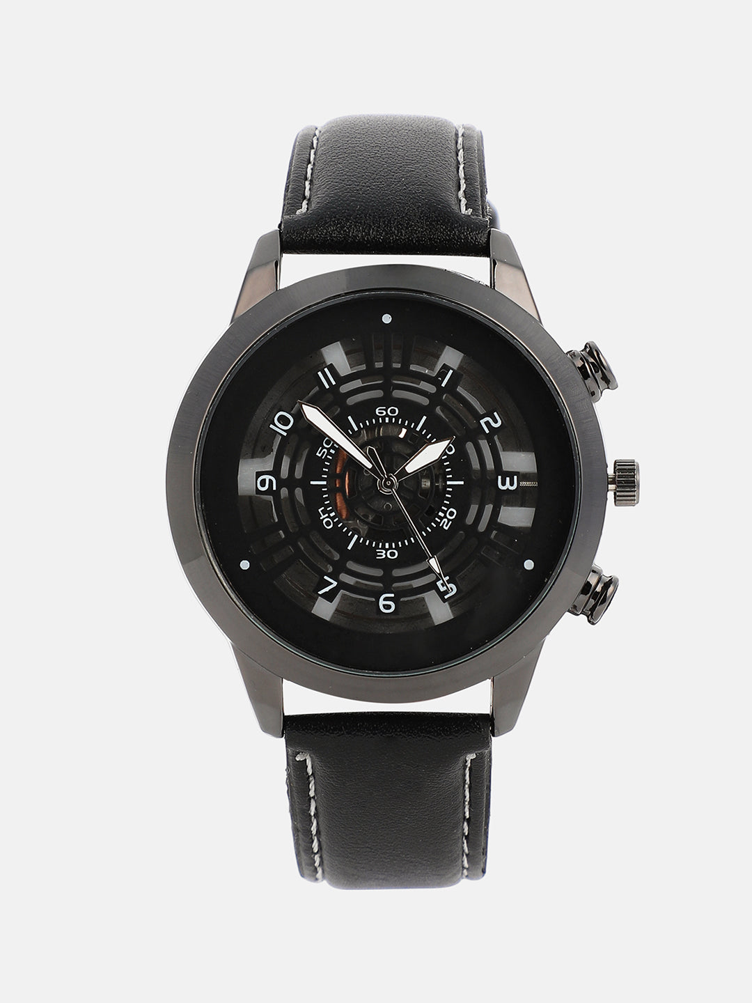 The Aventra Round Watch - Onyx Black