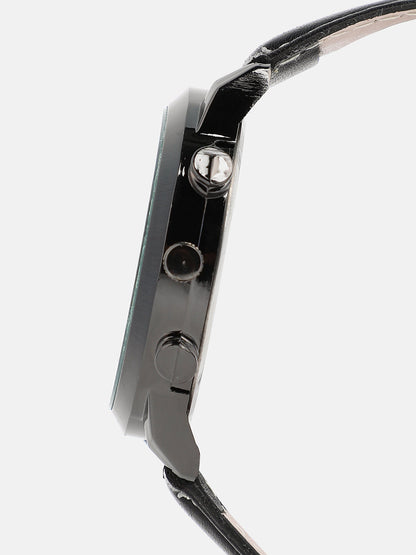 The Aventra Round Watch - Onyx Black