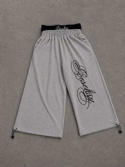 Scriptline Grey Baggy Pants