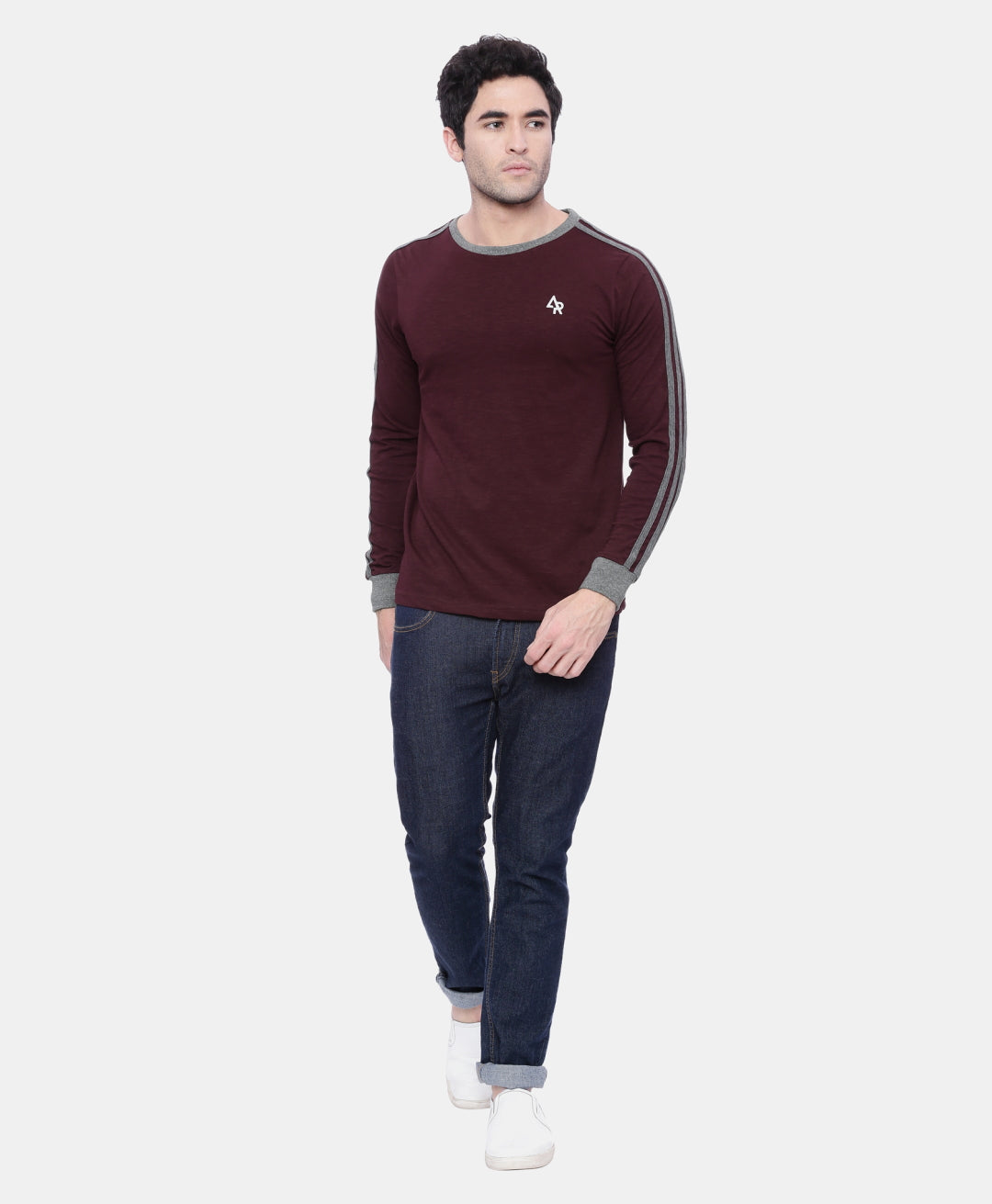 ADRO Men's Cotton Full Sleeve Stylish T-Shirt - ADRO Fashion