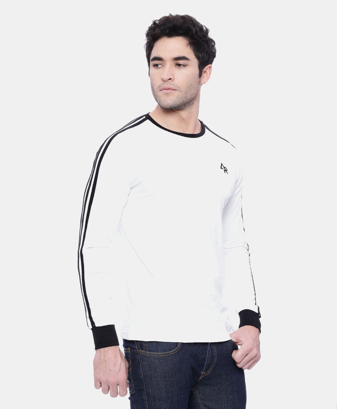 ADRO Men's Striped Full Sleeve T-Shirt - ADRO Fashion