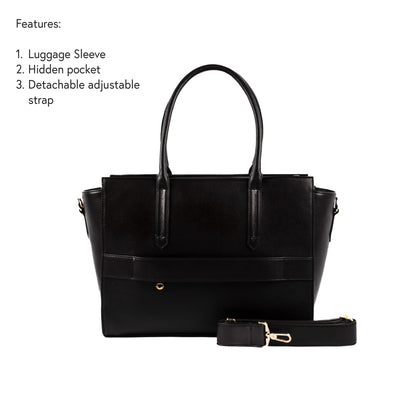 Charcoal Chic Valeria Tote bag for 14" laptop