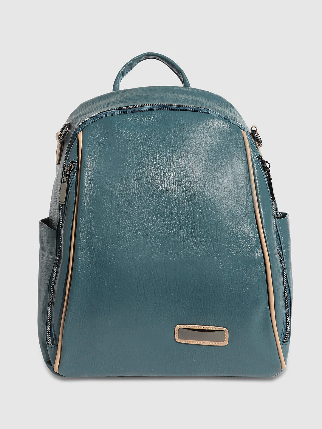 Contrast Piping Backpack - Prussian Blue