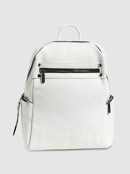 The Utility Curve Backpack - Chalk White