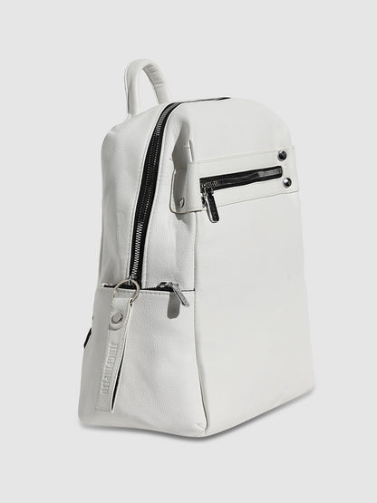 The Utility Curve Backpack - Chalk White
