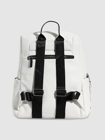 The Utility Curve Backpack - Chalk White