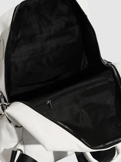The Utility Curve Backpack - Chalk White