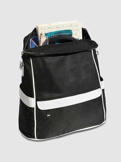 The Urban Contrast Backpack - Carbon Black