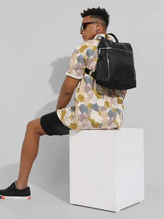 The All Around Zip Backpack - Raven Black