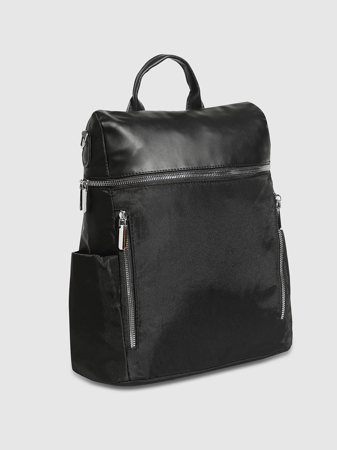 The All Around Zip Backpack - Raven Black