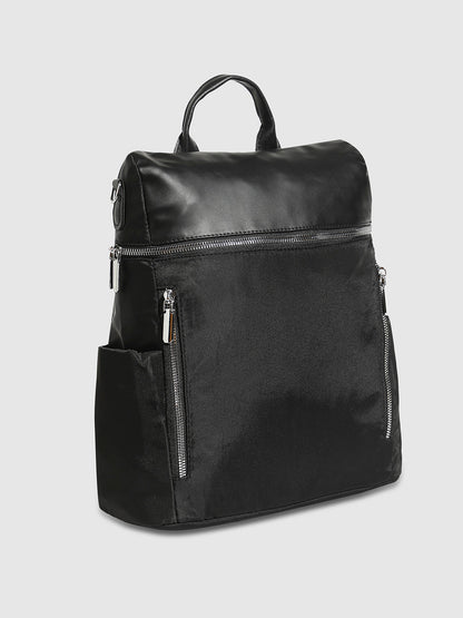 The All Around Zip Backpack - Raven Black