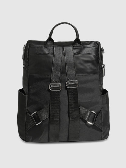 The All Around Zip Backpack - Raven Black