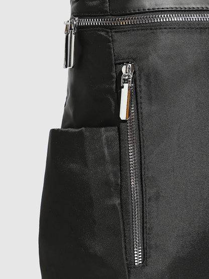 The All Around Zip Backpack - Raven Black
