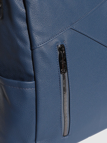 The Asymmetrical Broad Backpack - Cobalt Blue