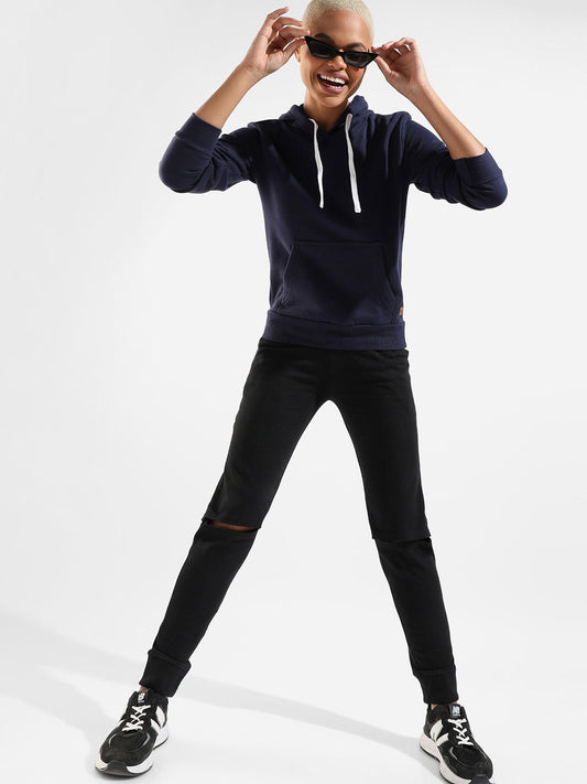 Cotton Solid Regular Fit Tracksuit For Casual Wear