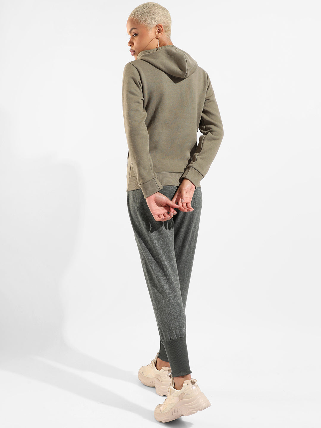 Cotton Solid Regular Fit Tracksuit For Casual Wear