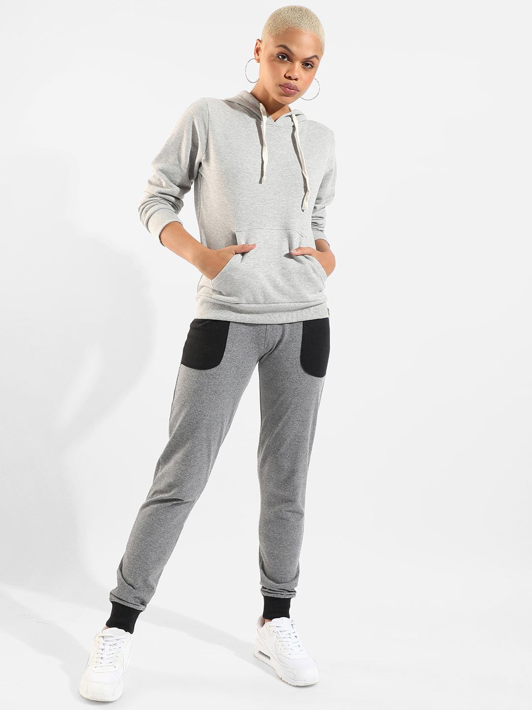 Cotton Solid Regular Fit Tracksuit For Casual Wear