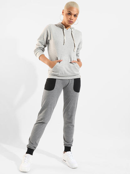 Cotton Solid Regular Fit Tracksuit For Casual Wear