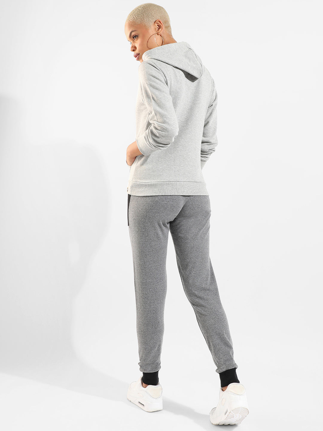 Cotton Solid Regular Fit Tracksuit For Casual Wear