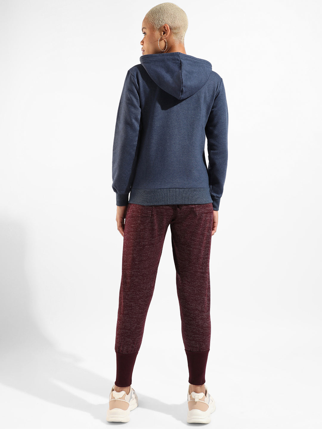 Cotton Textured Regular Fit Tracksuit For Casual Wear