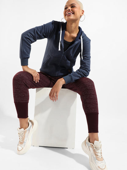 Cotton Textured Regular Fit Tracksuit For Casual Wear