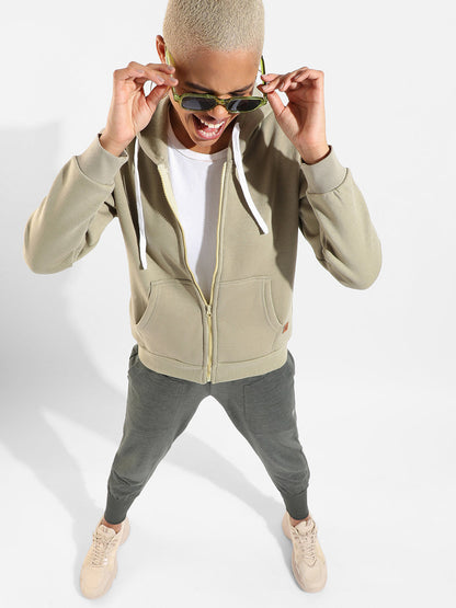 Cotton Textured Regular Fit Tracksuit For Casual Wear