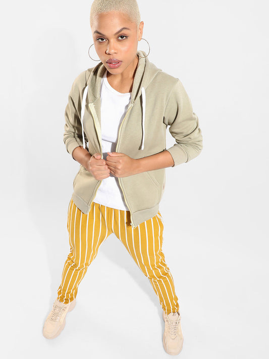 Cotton Striped Regular Fit Tracksuit For Casual Wear