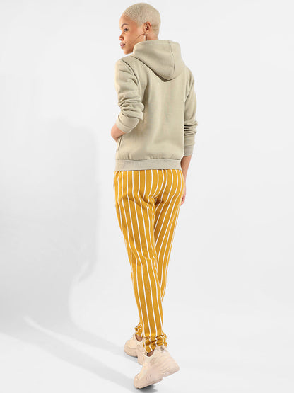 Cotton Striped Regular Fit Tracksuit For Casual Wear