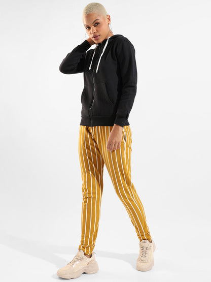 Cotton Striped Regular Fit Tracksuit For Casual Wear