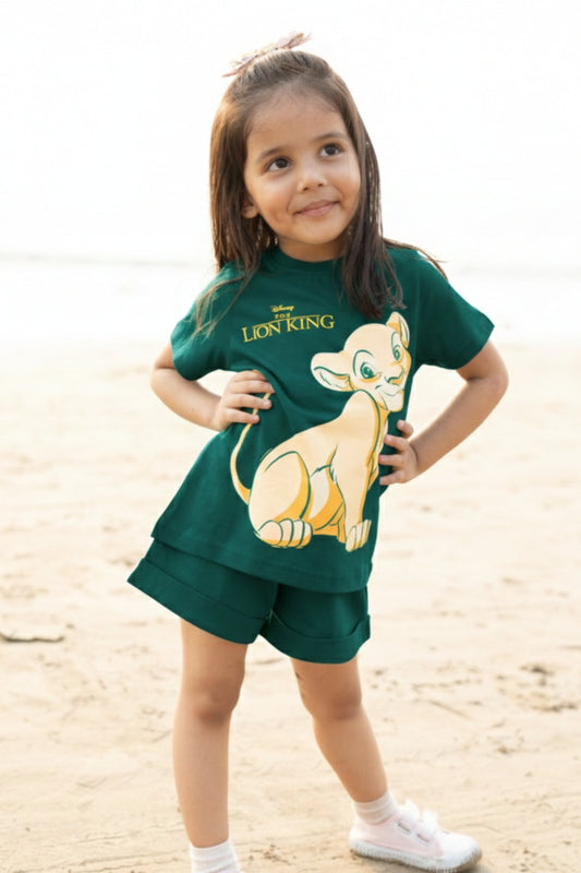 Lion King Girls Shorts set Nap Chief