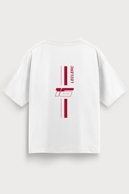 Men's White Formula 1 Oversized T-Shirt