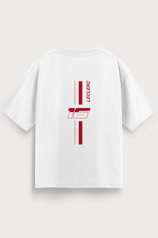 Men's White Formula 1 Oversized T-Shirt
