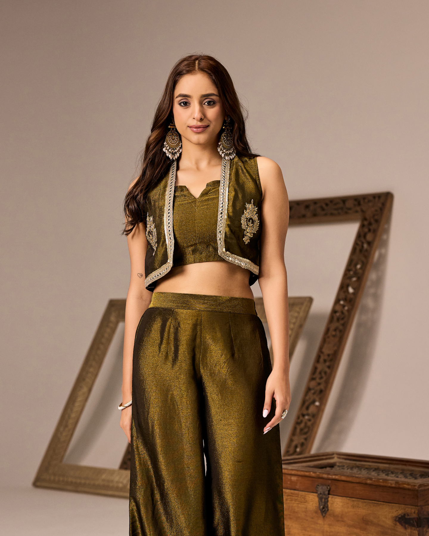 Black Tissue Co-ord Set