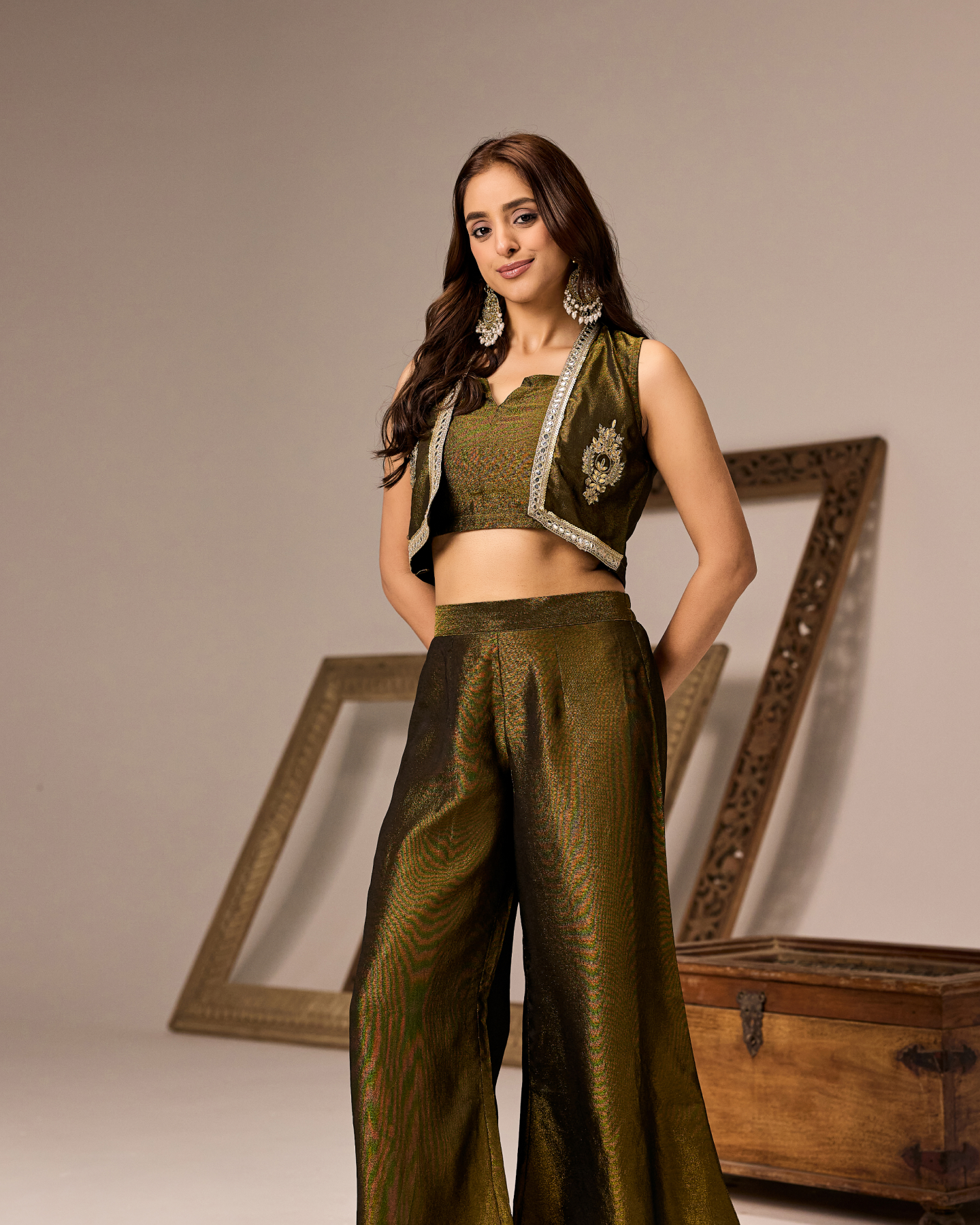 Black Tissue Co-ord Set
