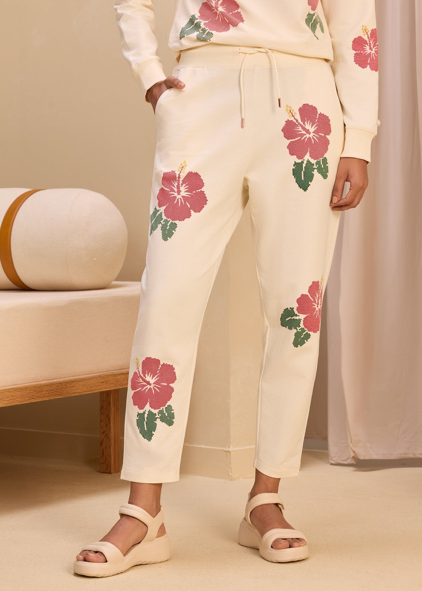 Hibiscus iCotton Tapered Pants